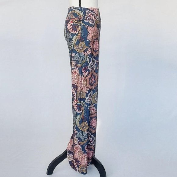 Uptown USA Women’s Fold Over Waist Wide Leg Palazzo Pants Size Small NWOT - Picture 4 of 7